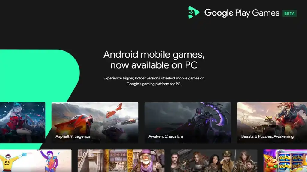 Google Play Games para PC